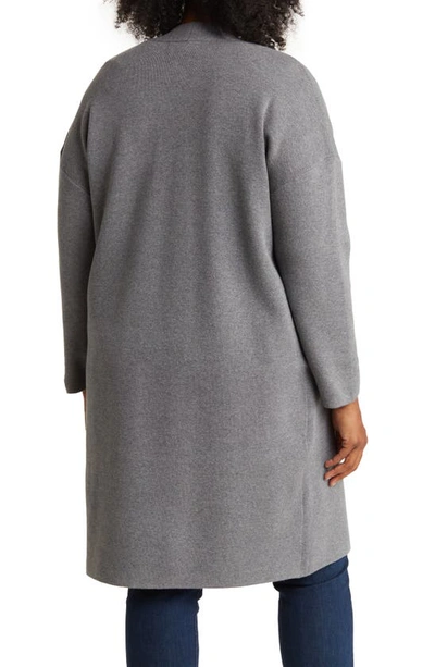 By Design Mel Pocket Cardigan In Charcoal Heather