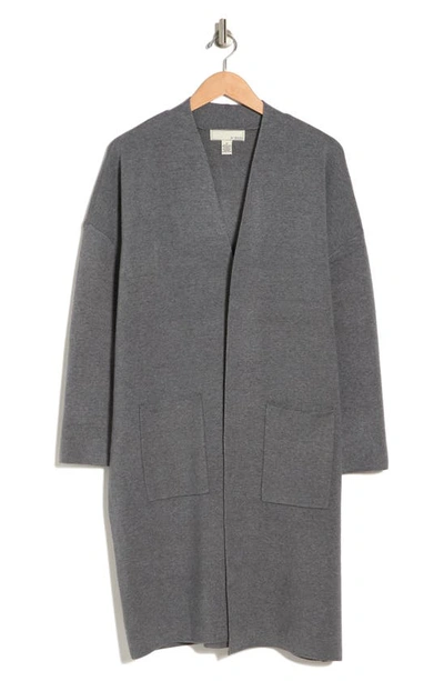 By Design Mel Pocket Cardigan In Charcoal Heather