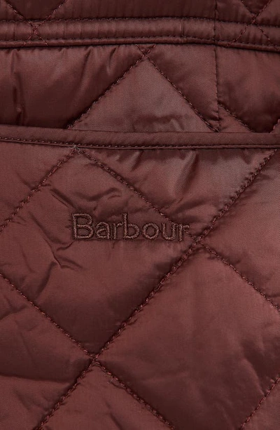 Shop Barbour Deveron Diamond Quilted Jacket In Windsor/ Pale Pink