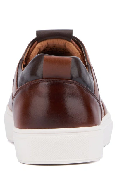 X-ray Andre Mens Faux Leather Casual And Fashion Sneakers In Cognac