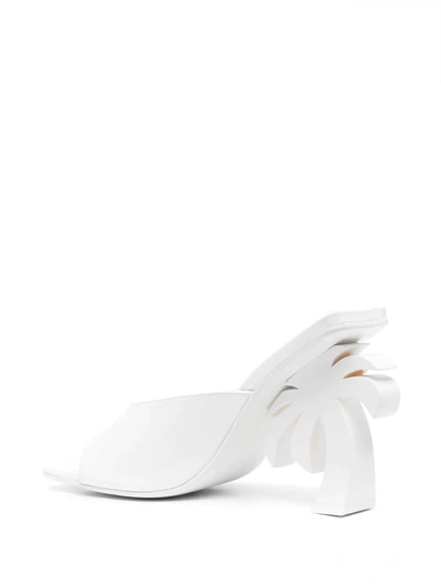 Palm Angels Palm Beach Mule In White