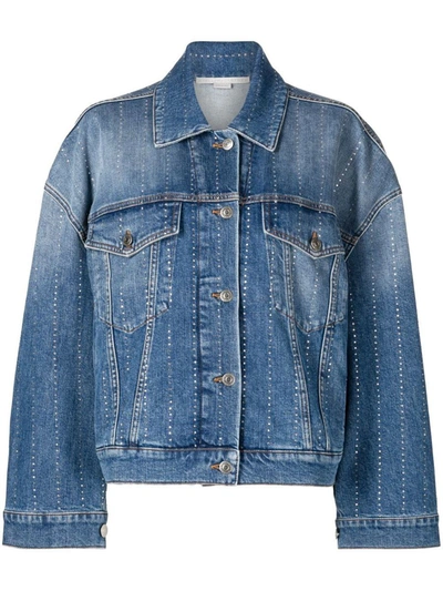 Shop Stella Mccartney Denim Jacket Clothing In Blue