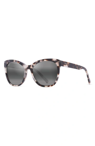 Maui Jim Alulu 56mm Polarizedplus2® Sunglasses In White Tokyo Tortoise