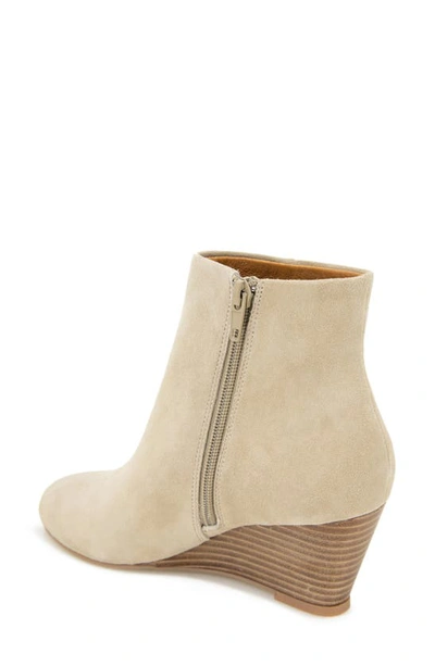 Shop Andre Assous Kora Wedge Bootie In Sesame
