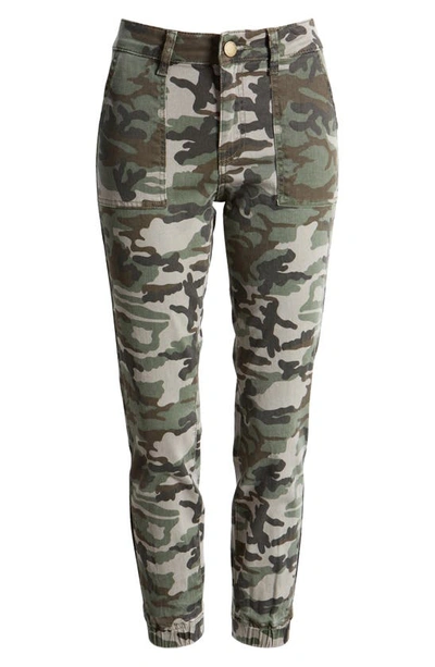 Shop Prosperity Denim Camo Print Jogger Jeans In Green