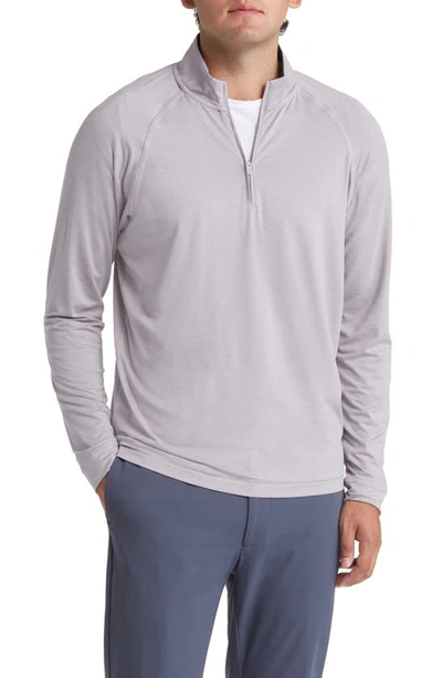 Shop Johnnie-o Freeborne Prep-formance Quarter Zip Pullover In Seal