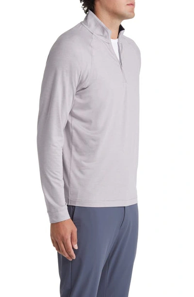 Shop Johnnie-o Freeborne Prep-formance Quarter Zip Pullover In Seal