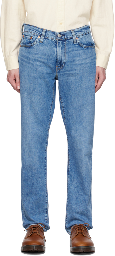Shop Levi's Blue 541 Athletic Taper Jeans In Lets Go Home Adv