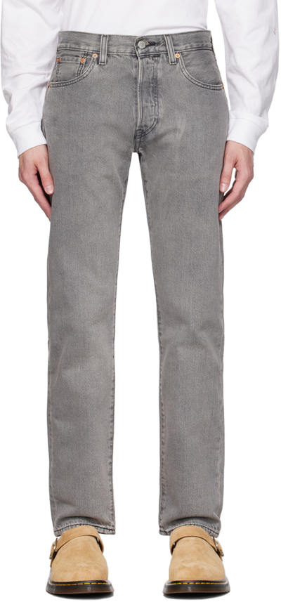 Shop Levi's Gray 501 '93 Jeans In Gaze At Abyss
