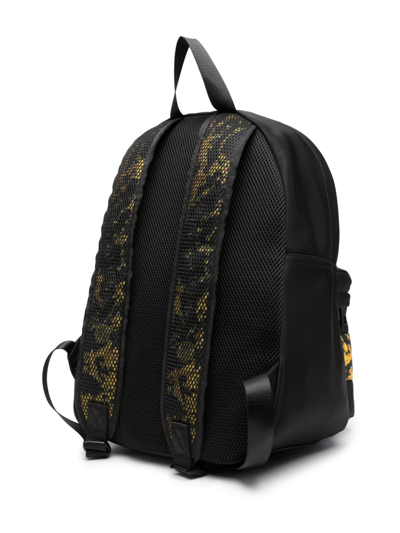 Shop Versace Jeans Couture Chain Couture Backpack In Black