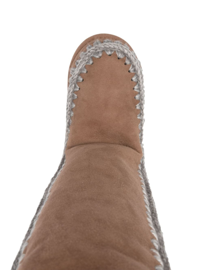 Mou Eskimo 40 Low Heels Boots In Brown