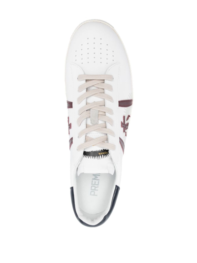 Shop Premiata Andy Logo-patch Sneakers In White
