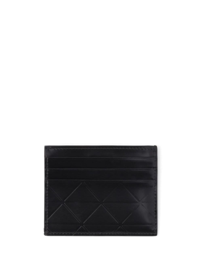 Shop Prada Logo-print Cardholder In Black