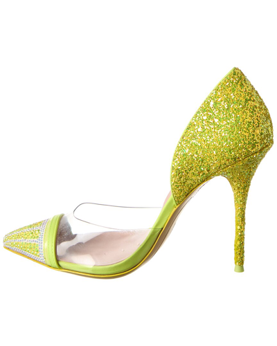 Sophia Webster 100mm Jessica Pumps In Yellow