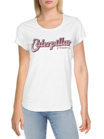 Shop Caterpillar Plus Lily Womens Logo Work Top In White