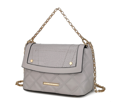 Mkf Collection By Mia K Danna Shoulder Bag In Grey