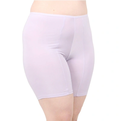 Shop Undersummers By Carrierae Classic Moisture Wicking Anti Chafing Slip Short 6.5" In Purple