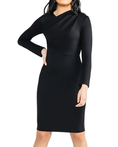 Shop Chloe Kristyn Bianca Dress In Black