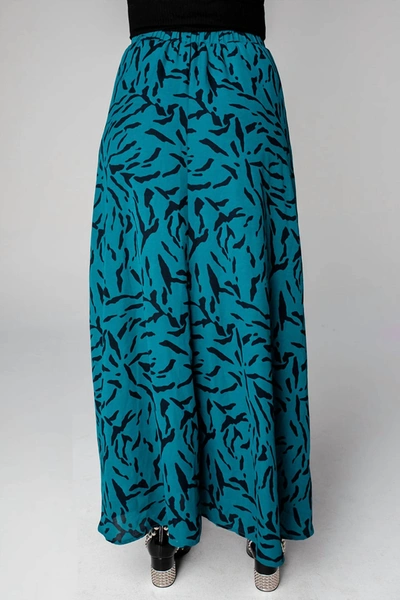 Shop Buddylove Bridget Maxi Skirt In Juniper In Blue
