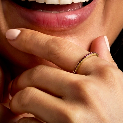Rs Pure Ross-simons Ruby Ring In 14kt Yellow Gold In Multi