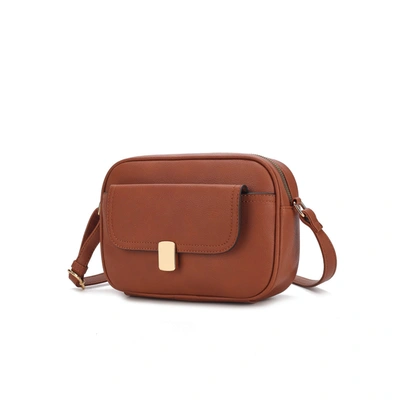 Mkf Collection By Mia K Michaela Vegan Leather Women's Shoulder Bag In Brown