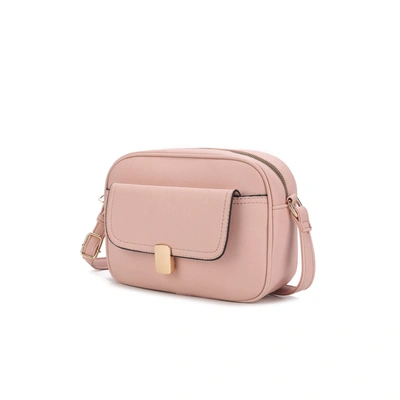 Shop Mkf Collection By Mia K Michaela Vegan Leather Women's Shoulder Bag In Pink