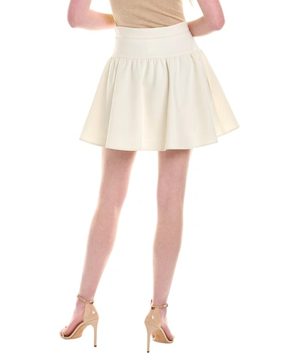 Max Mara Maesa Wool-blend Skirt In Beige