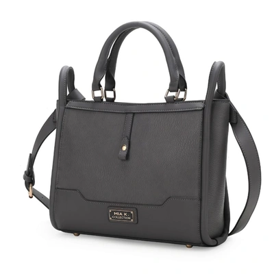 Mkf Collection By Mia K Melody Vegan Leather Tote Handbag For Women's In Grey