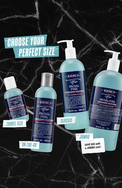 Kiehl's Since 1851 1851 Facial Fuel Energizing Face Wash 33.8 oz/ 1 L