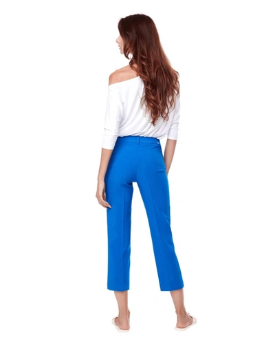 Shop Up Women's 25" Polermo Crop Pant In Cobalt In Blue