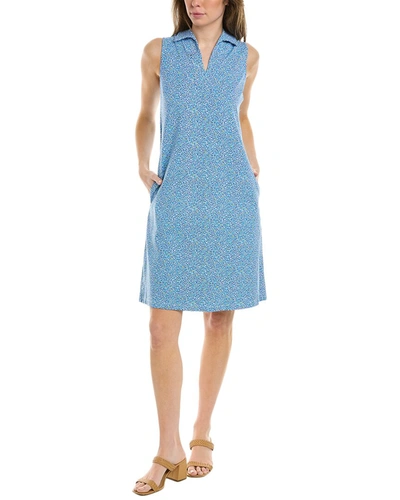 Shop J.mclaughlin J. Mclaughlin Joanna Catalina Cloth Dress In Blue