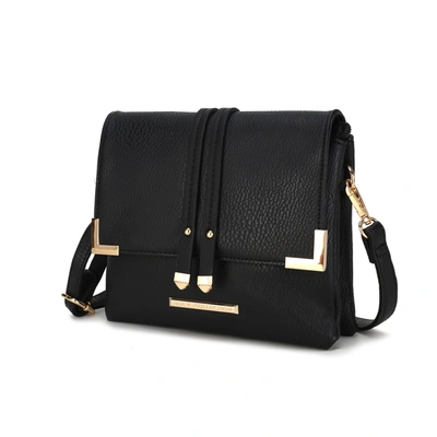 Shop Mkf Collection By Mia K Valeska Multi Compartment Crossbody In Black