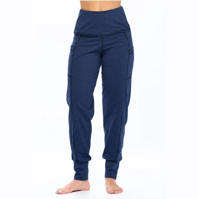 Undersummers By Carrierae High Waist Yogger (yoga Pant + Jogger) 28" In Blue