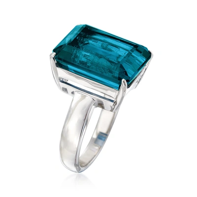 Ross-simons London Blue Topaz Ring In Sterling Silver