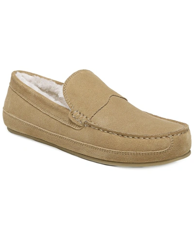 Shop Vince Gibsonsajo Leather Slipper In Beige