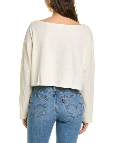 Shop Donni Cropped T-shirt In Beige