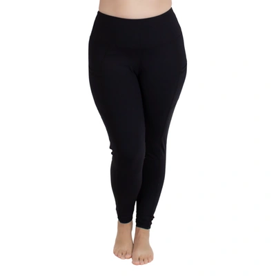 Undersummers By Carrierae Athletic Legging With Pockets 30" In Black