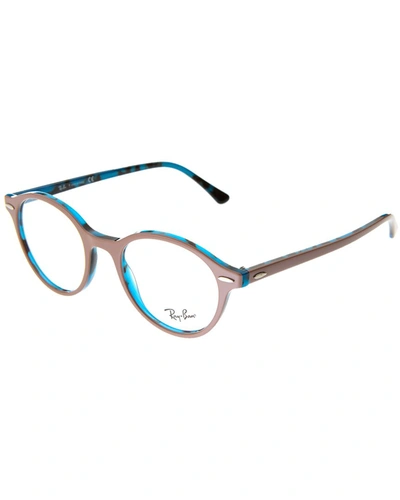 Shop Ray Ban Unisex Rb7118 48mm Optical Frames In Blue