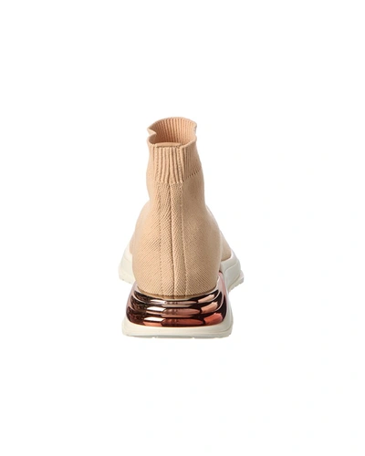 Ferragamo Woman Sneakers Light Pink Size 8 Textile Fibers In Beige