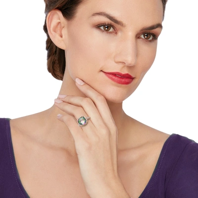 Ross-simons Mystic Quartz Ring In Sterling Silver And 14kt Yellow Gold In Multi