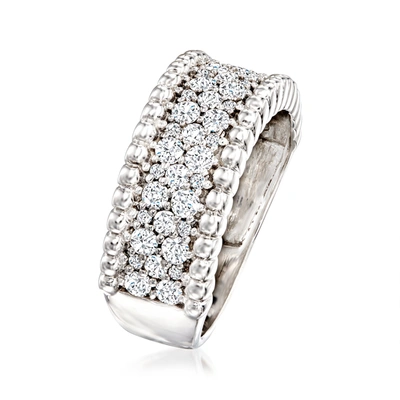 Ross-simons Diamond Ring In Sterling Silver