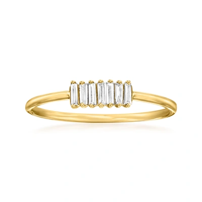 Shop Rs Pure Ross-simons Diamond Ring In 14kt Yellow Gold