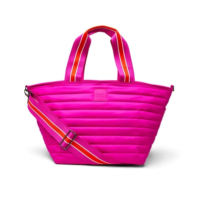 Shop Think Royln Beach Bum Cooler Bag Maxi In Fuchsia In Pink