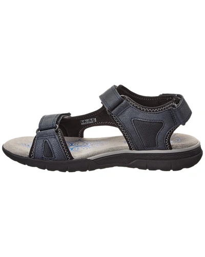 Shop Geox Spherica Mesh Sandal In Black