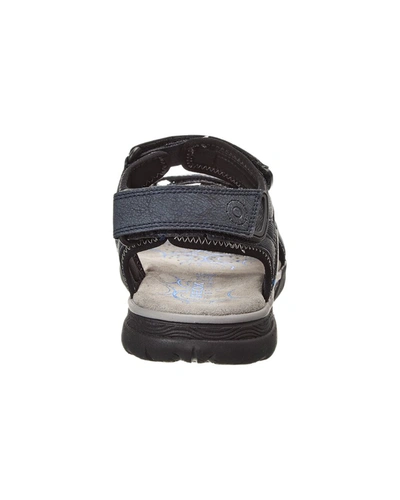 Shop Geox Spherica Mesh Sandal In Black