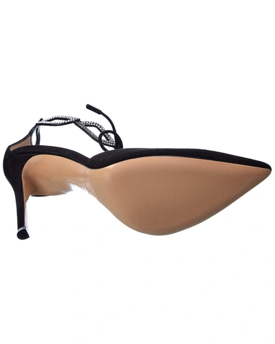 Gianvito Rossi Freya 105 Suede Pump In Black