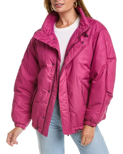 Shop Isabel Marant Etoile Freni Coat In Pink