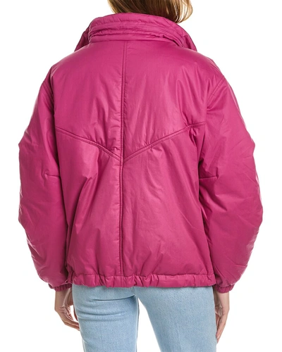 Shop Isabel Marant Etoile Freni Coat In Pink
