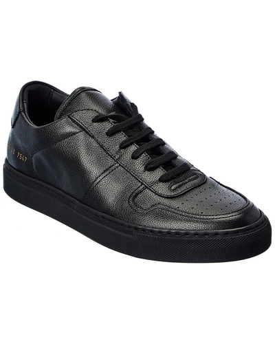 Shop Common Projects Bball Leather Sneaker In Black