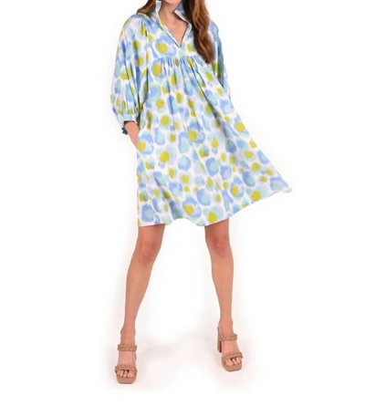 Shop Emily Mccarthy Stella Dress In Cheetah Ikat In Multi